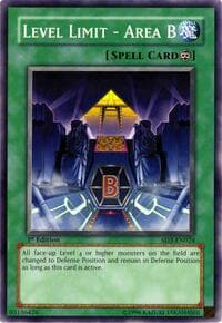Level Limit - Area B - Structure Deck: Blaze of Destruction - YuGiOh card