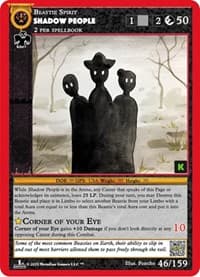 Shadow People - Cryptid Nation: Kickstarter Edition - MetaZoo card