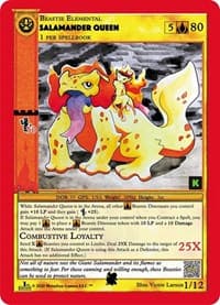 Salamander Queen - Cryptid Nation: Kickstarter Edition Tribal Theme Decks - MetaZoo card