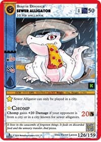 Sewer Alligator - Cryptid Nation: Kickstarter Edition - MetaZoo card
