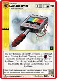 Sam's EMF Device - Cryptid Nation: Kickstarter Edition - MetaZoo card