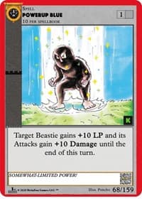 Powerup Blue - Cryptid Nation: Kickstarter Edition - MetaZoo card