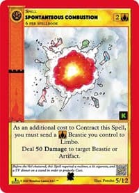 Spontanteous Combustion - Cryptid Nation: Kickstarter Edition Tribal Theme Decks - MetaZoo card