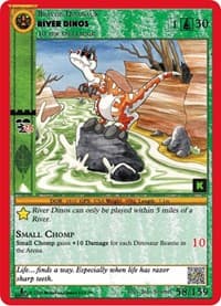 River Dinos - Cryptid Nation: Kickstarter Edition - MetaZoo card