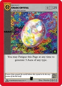 Chaos Crystal (Salamander Queen) - Cryptid Nation: Kickstarter Edition Tribal Theme Decks - MetaZoo card