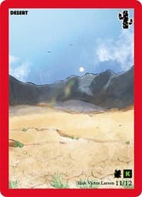 Desert - Cryptid Nation: Kickstarter Edition Tribal Theme Decks - MetaZoo card