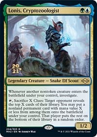 Lonis, Cryptozoologist - Prerelease Cards - Magic: The Gathering card