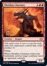 Obsidian Charmaw - Prerelease Cards - Magic: The Gathering card