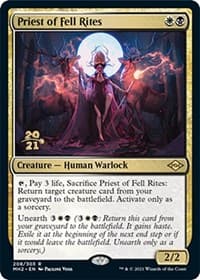 Priest of Fell Rites - Prerelease Cards - Magic: The Gathering card