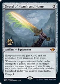 Sword of Hearth and Home - Prerelease Cards - Magic: The Gathering card