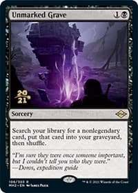 Unmarked Grave - Prerelease Cards - Magic: The Gathering card