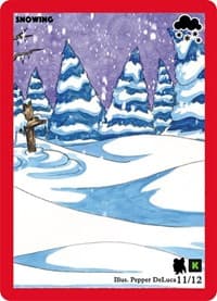 Snowing - Cryptid Nation: Kickstarter Edition Tribal Theme Decks - MetaZoo card