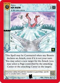 Icy Path - Cryptid Nation: Kickstarter Edition Tribal Theme Decks - MetaZoo card