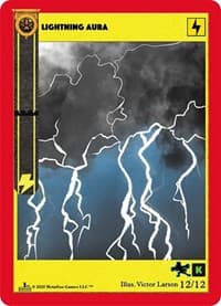 Lightning Aura - Cryptid Nation: Kickstarter Edition Tribal Theme Decks - MetaZoo card