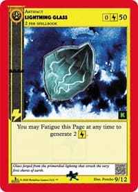 Lightning Glass - Cryptid Nation: Kickstarter Edition Tribal Theme Decks - MetaZoo card