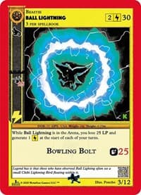 Ball Lightning - Cryptid Nation: Kickstarter Edition Tribal Theme Decks - MetaZoo card