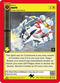 Haste - Cryptid Nation: Kickstarter Edition Tribal Theme Decks - MetaZoo card