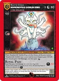Hopkinsville Goblin King - Cryptid Nation: Kickstarter Edition Tribal Theme Decks - MetaZoo card