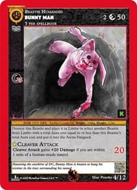 Bunny Man - Cryptid Nation: Kickstarter Edition Tribal Theme Decks - MetaZoo card