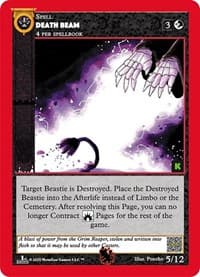 Death Beam - Cryptid Nation: Kickstarter Edition Tribal Theme Decks - MetaZoo card