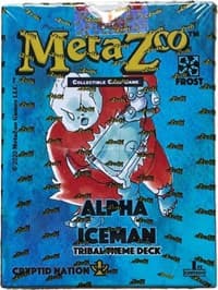 Alpha Iceman Tribal Theme Deck - Kickstarter Edition - Cryptid Nation: Kickstarter Edition Tribal Theme Decks - MetaZoo card