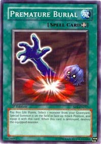 Premature Burial - Structure Deck: Fury from the Deep - YuGiOh card