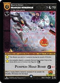 Headless Horseman (First Edition) - Holiday Promos - MetaZoo card