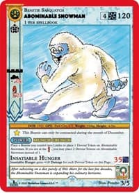 Abominable Snowman (First Edition) - Holiday Promos - MetaZoo card