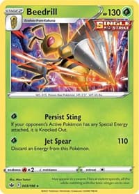 Beedrill - SWSH06: Chilling Reign - Pokemon card