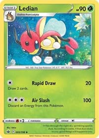 Ledian - SWSH06: Chilling Reign - Pokemon card