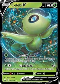 Celebi V - SWSH06: Chilling Reign - Pokemon card