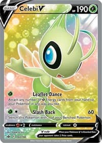Celebi V (Full Art) - SWSH06: Chilling Reign - Pokemon card
