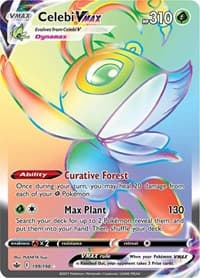 Celebi VMAX (Secret) - SWSH06: Chilling Reign - Pokemon card