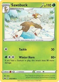 Sawsbuck - SWSH06: Chilling Reign - Pokemon card