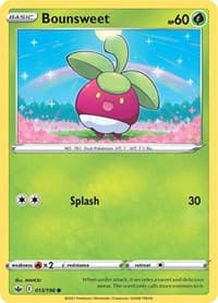 Bounsweet - SWSH06: Chilling Reign - Pokemon card