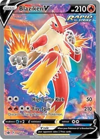 Blaziken V (Full Art) - SWSH06: Chilling Reign - Pokemon card