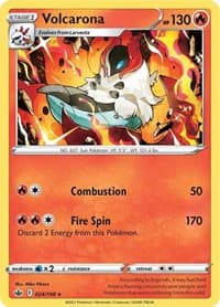 Volcarona - SWSH06: Chilling Reign - Pokemon card