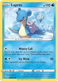 Lapras - SWSH06: Chilling Reign - Pokemon card