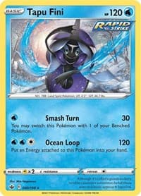 Tapu Fini - SWSH06: Chilling Reign - Pokemon card