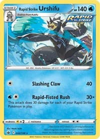 Rapid Strike Urshifu - SWSH06: Chilling Reign - Pokemon card