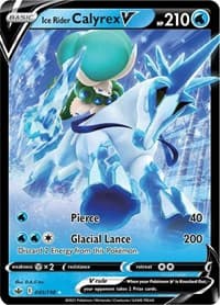 Ice Rider Calyrex V - SWSH06: Chilling Reign - Pokemon card