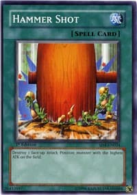 Hammer Shot - Structure Deck: Fury from the Deep - YuGiOh card
