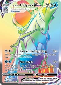Ice Rider Calyrex VMAX (Secret) - SWSH06: Chilling Reign - Pokemon card