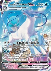 Ice Rider Calyrex VMAX (Alternate Art Secret) - SWSH06: Chilling Reign - Pokemon card