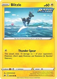 Blitzle - SWSH06: Chilling Reign - Pokemon card
