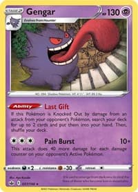 Gengar - SWSH06: Chilling Reign - Pokemon card