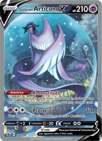 Galarian Articuno V (Alternate Full Art) - SWSH06: Chilling Reign - Pokemon card