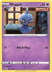 Shuppet - SWSH06: Chilling Reign - Pokemon card