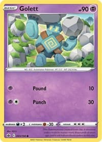 Golett - SWSH06: Chilling Reign - Pokemon card