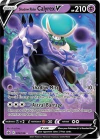 Shadow Rider Calyrex V - SWSH06: Chilling Reign - Pokemon card